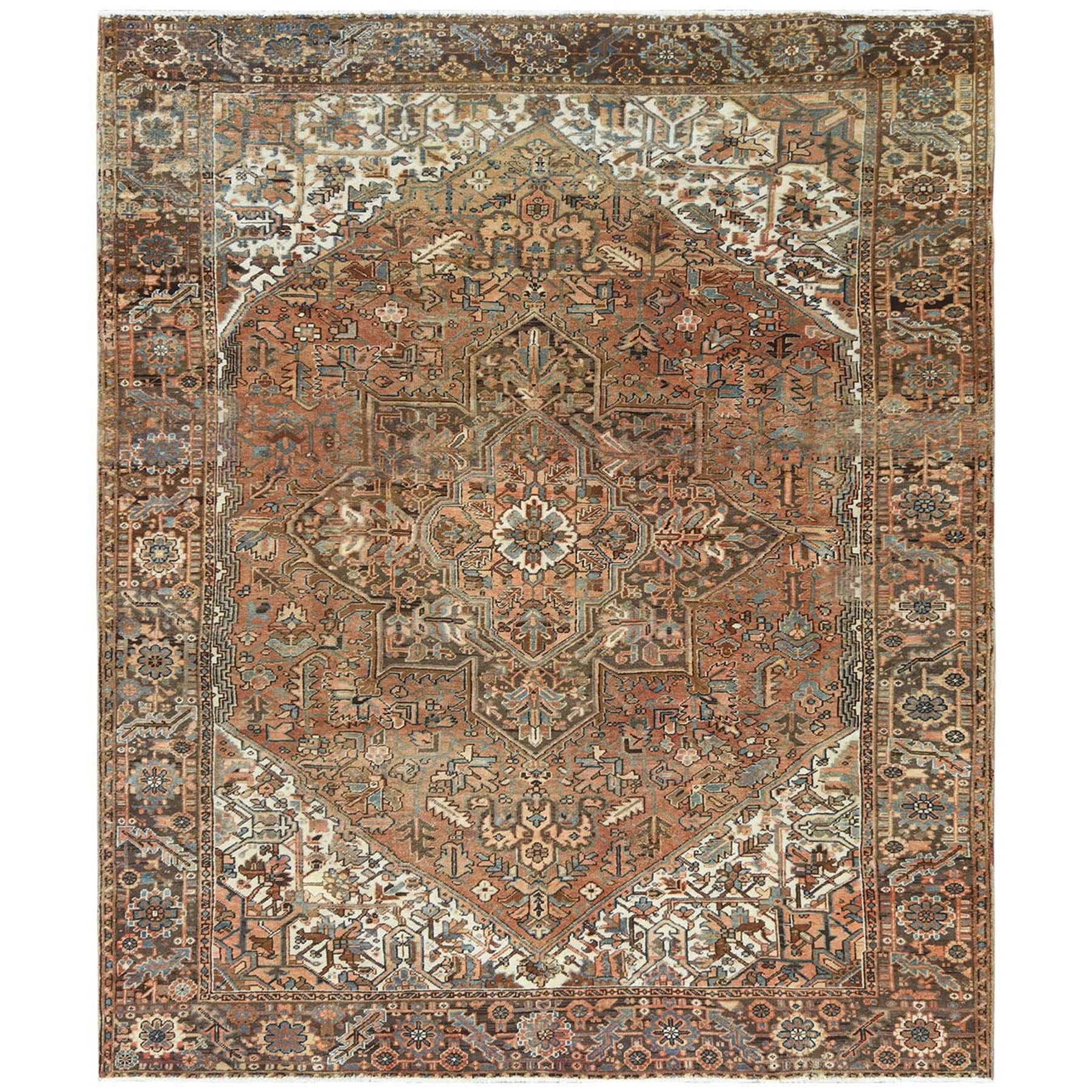 Overdyed & Vintage Rugs LUV739125